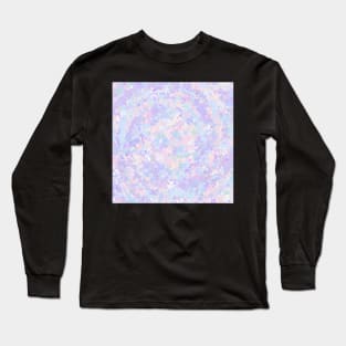 Diamond Swirl of Soft Pastel Colors Long Sleeve T-Shirt